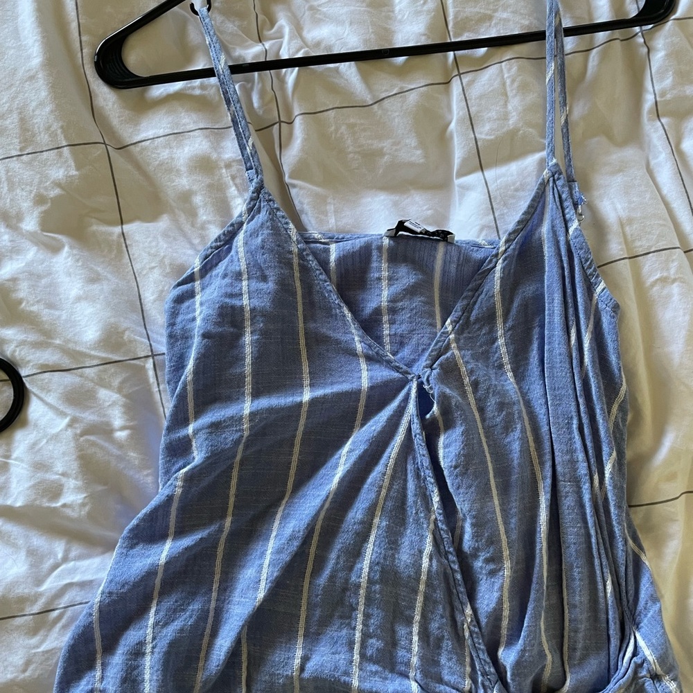 Pinstripe tank top